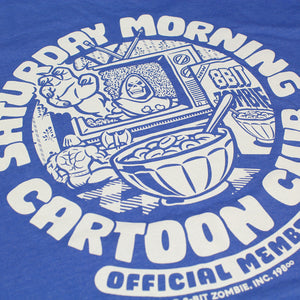 Cartoon Club Tee - Blue
