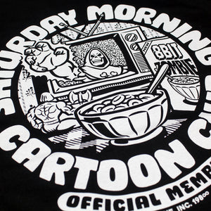 Cartoon Club Tee - Black