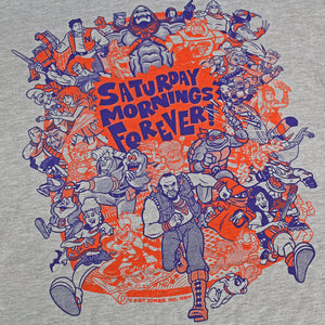 Saturday Mornings Tee - Heather Grey