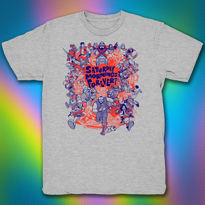Saturday Mornings Tee - Heather Grey