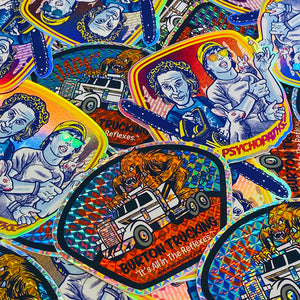 Psycho Burton Stickers